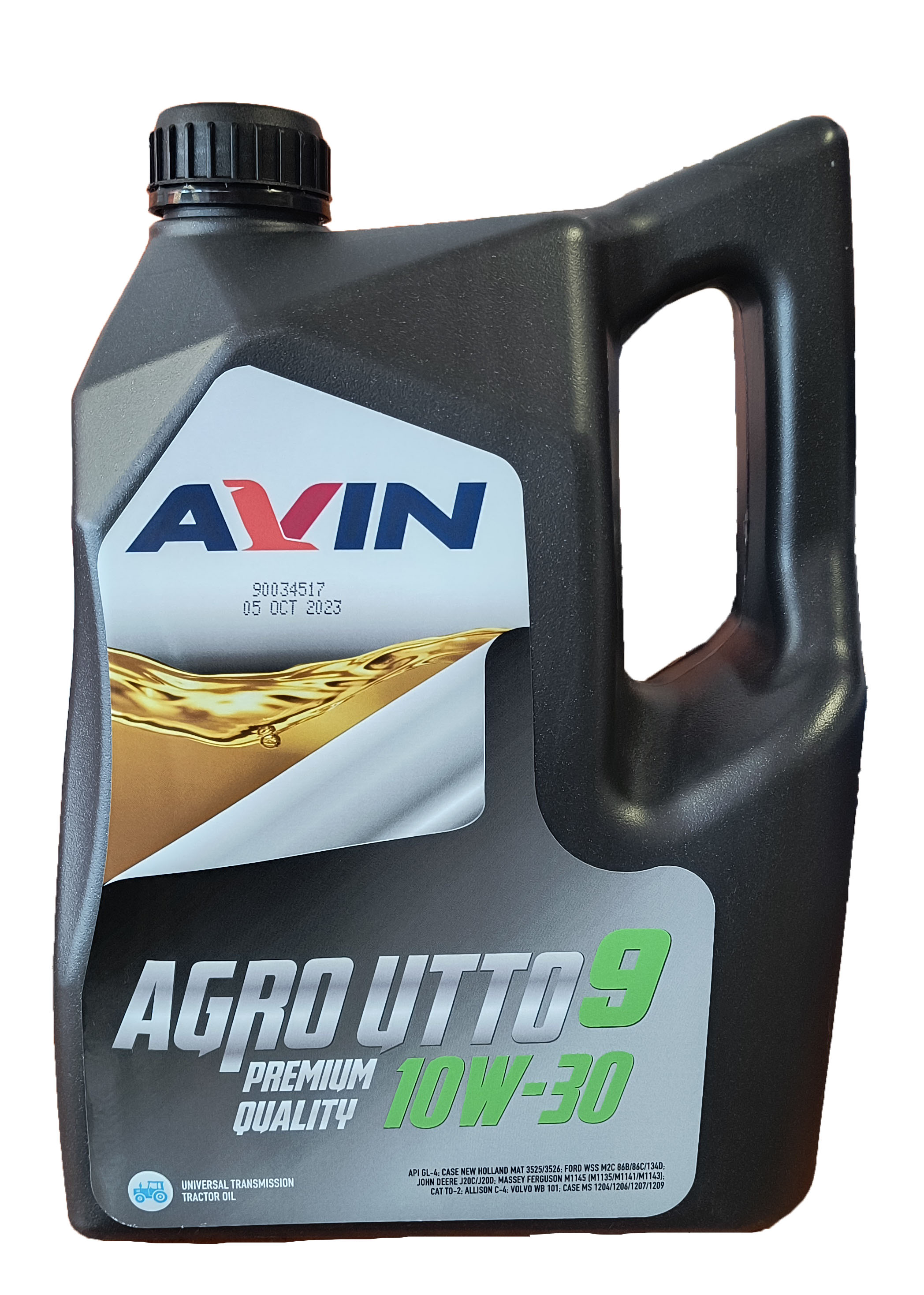 AVIN AGRO UTTO 9 80W 10W30 4LT
